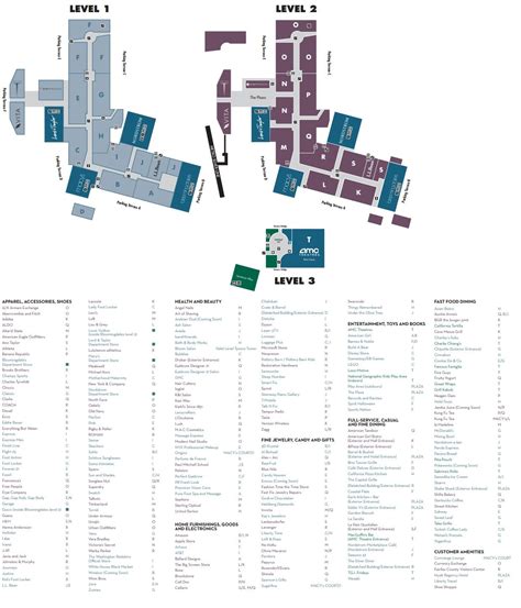 tysons corner center map